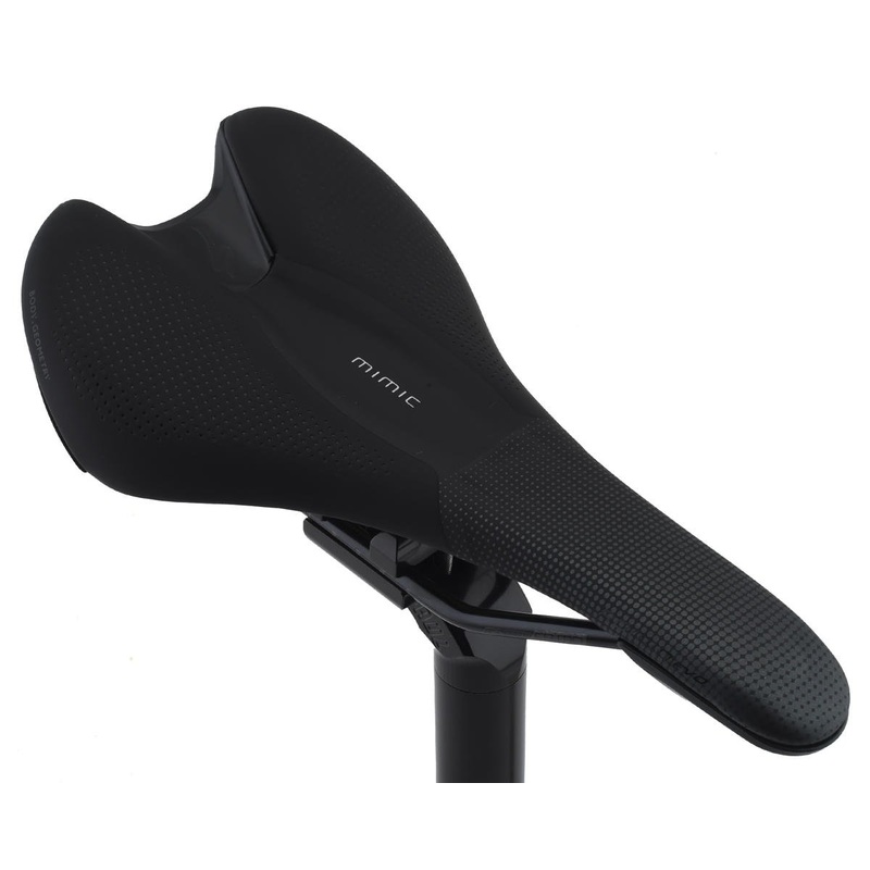 Specialized Romin Evo Comp Saddle (Black) (Chromoly Rails) (143mm) (w/ Mimic)