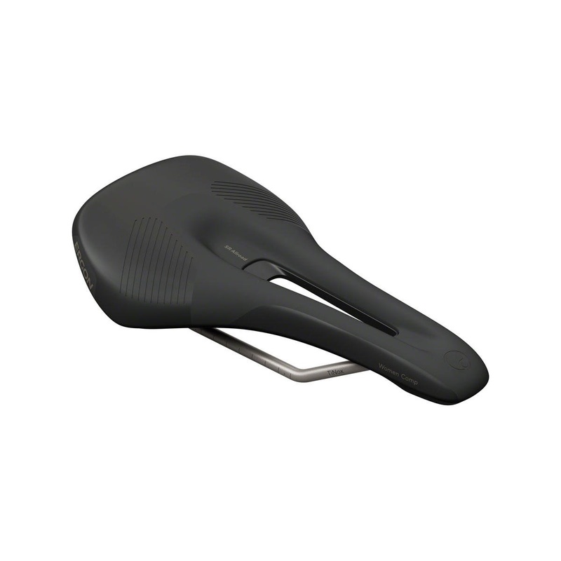 Ergon Women’s SR Allroad Comp Saddle (Black) (TiNox XP Rails) (S/M)