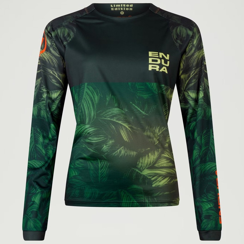 Maglia maniche lunghe donna Endura Tropical Tee LTD – Verde