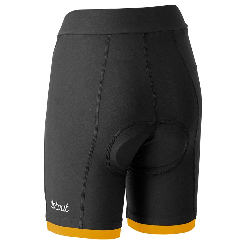 Pantaloncini donna Dotout Instinct – Nero giallo