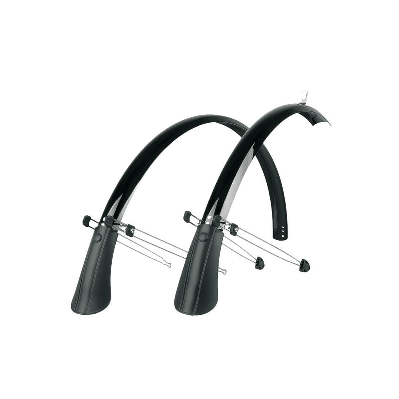 Sks Commuter Mudguard Set With Spoiler: Black 60Mm 26