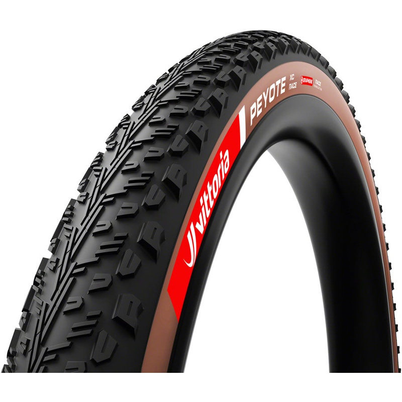 Vittoria Peyote XC Race Tire – 29 x 2.25 Tubeless Folding Brown Graphene + Silica G2.0
