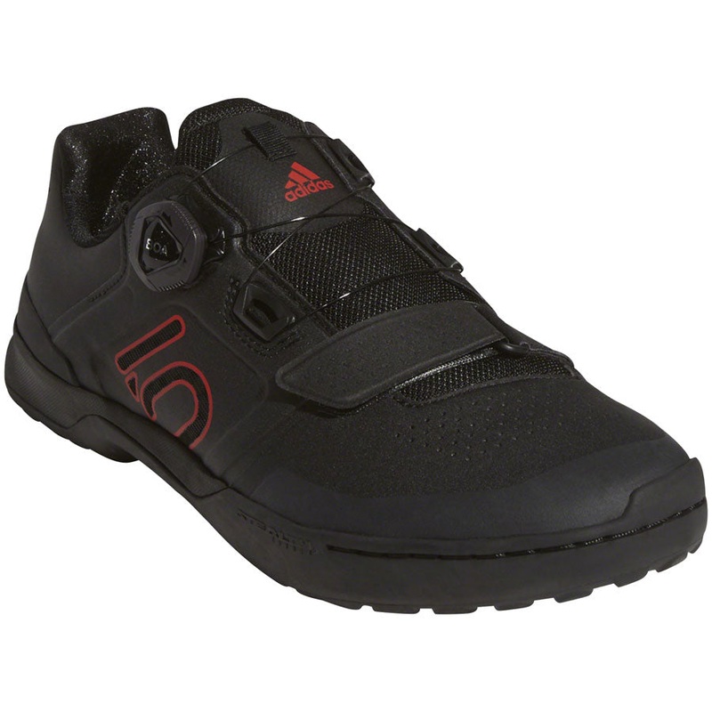 Five Ten Kestrel Pro BOA Mountain Clipless Mountain Clipless Shoes – Mens Core BLK / Red / Gray Six 7.5