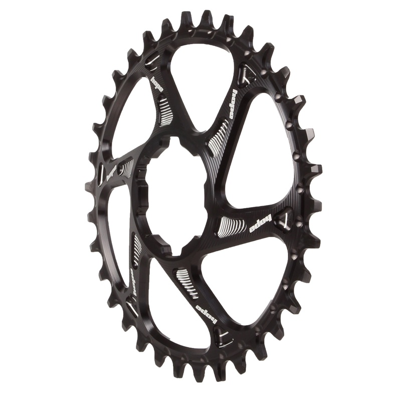 Hope Spiderless Retainer Chainring – 34t Hope Direct Mount R22 Black