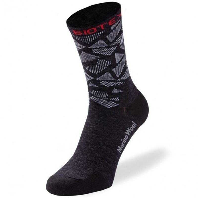 Calze Biotex Merino – Nero bianco