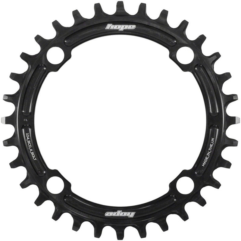 Hope Retainer Chainring – 38t 104 BCD R22 Black