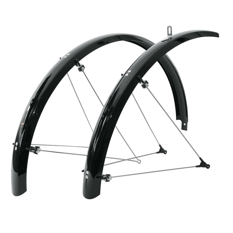 Sks Bluemels Mudguard Set: Black 53Mm 26