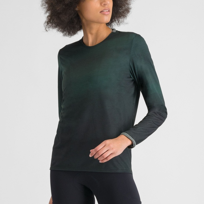 Maglia maniche lunghe donna Sportful Flow Giara – Verde