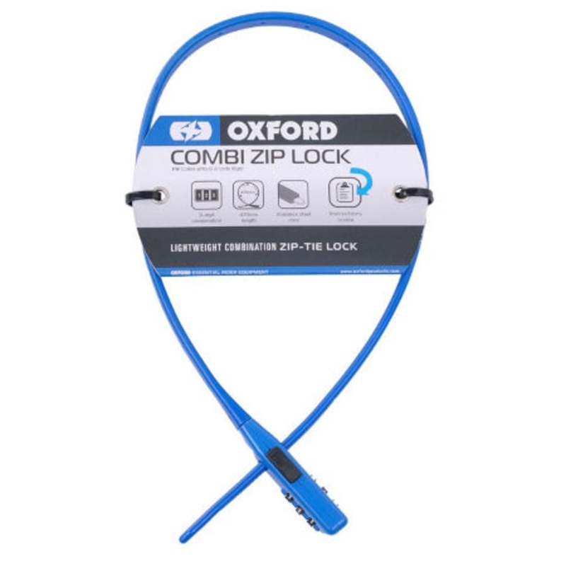 Oxford Combi Zip Lock Blue|COMBI ZIP LOCK OXFORD BLUE 470MM LK152 (EA)