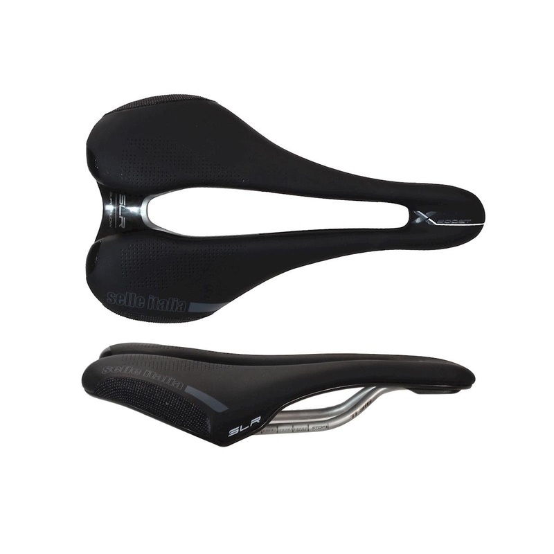 Selle Italia SLR Boost X-Cross TI 316 SuperFlow Saddle (Black) (Titanium Rails) (L3) (145mm)