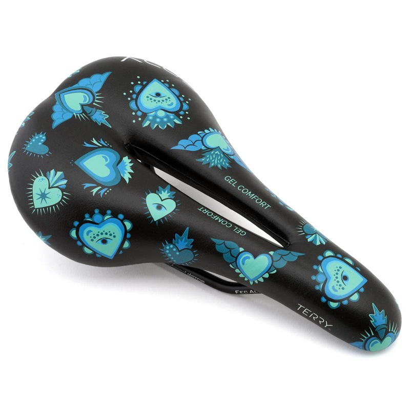 Terry Women’s Topo Gel Saddle (Milagro Noche) (FeC Alloy Rails) (150mm)