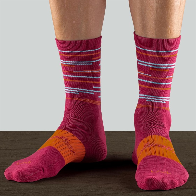 Bellwether – Linear Socks|Bellwether Linear Sock Baltic Blue L/XL|Bellwether Linear Sock Burgundy L/XL