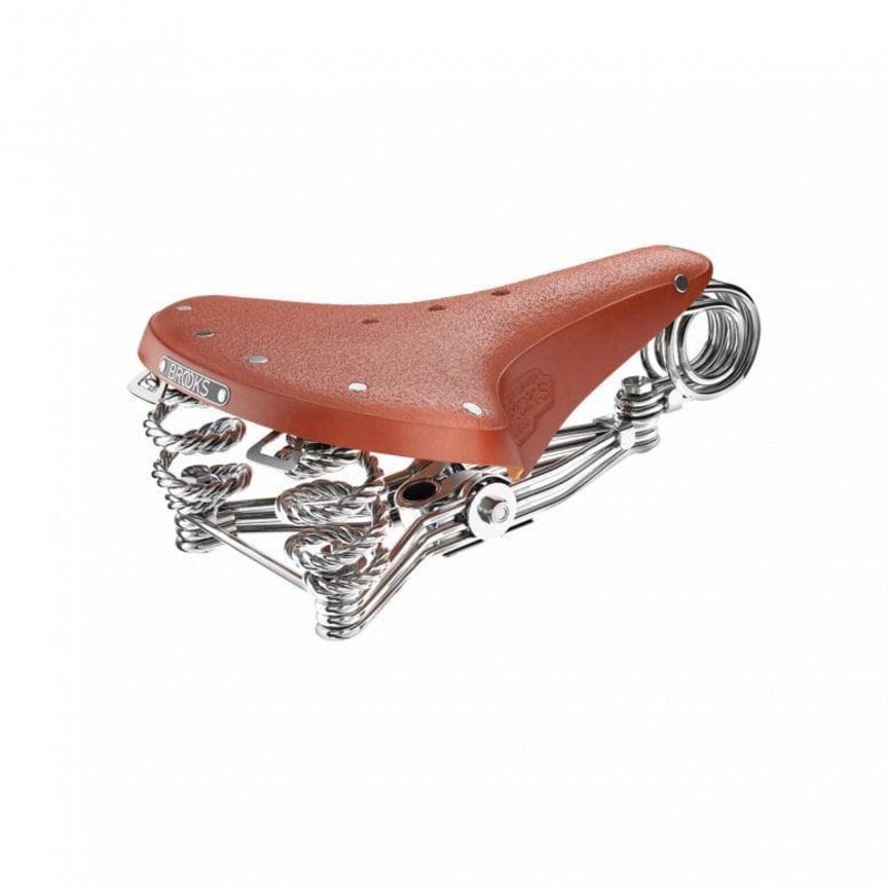 Brooks B33 W/Clamp Honey Mens Leisure Saddle – 235mm