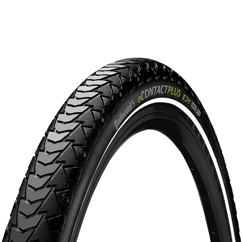 Continental eCONTACT Plus|Continental eContact Plus Wire Bead Tyre 20″ x 2.20 Black / Reflex E50|Continental eContact Plus Wire Bead Tyre 20″ x 2.5 Black / Reflex E50|Continental eContact Plus Wire Bead Tyre 27.5″ x 2.20 Black / Reflex E50|Continental eCo