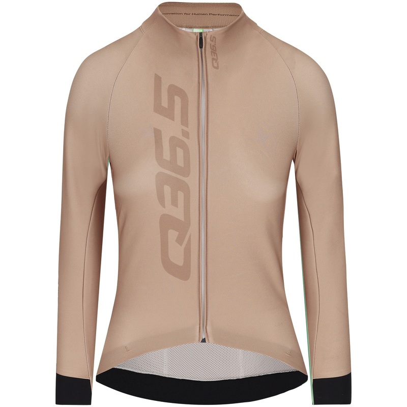 Maglia donna maniche lunghe Q36.5 R2 Signature – Marrone