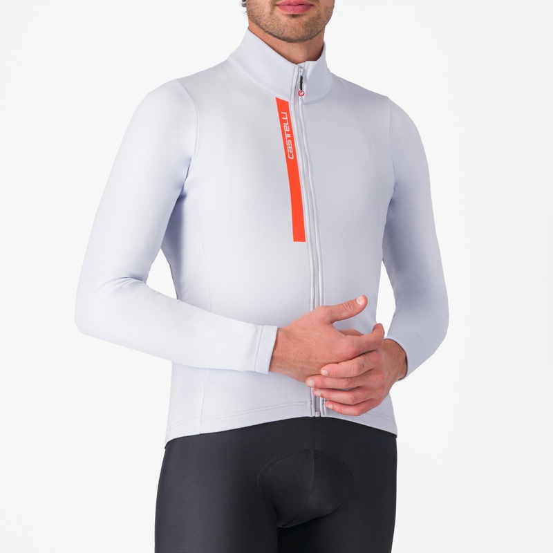 Maglia maniche lunghe Castelli Entrata – Bianco