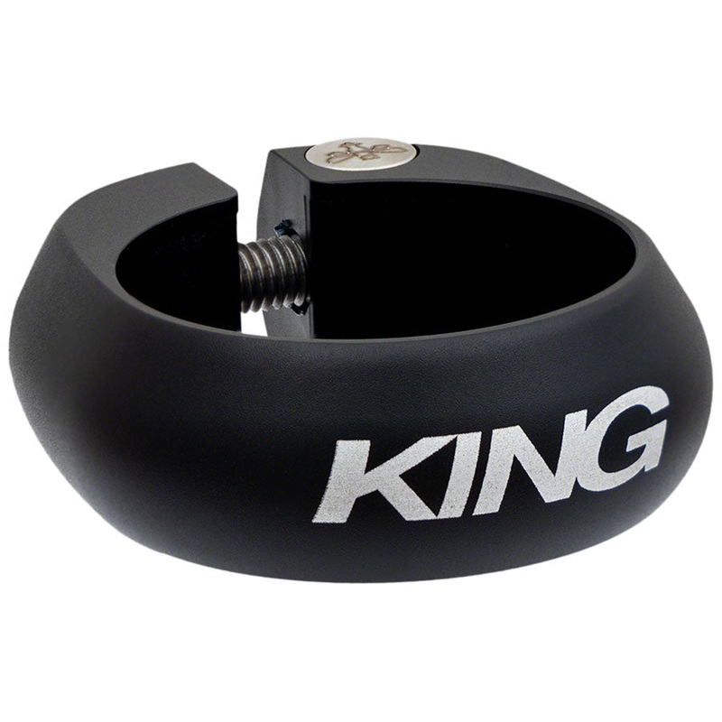 Chris King Seatpost Clamp – 34.9mm Bolt-On Matte Black