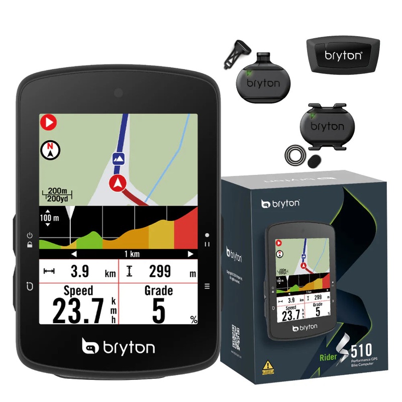 Bryton Rider S510T – Nero|Taglia unica
