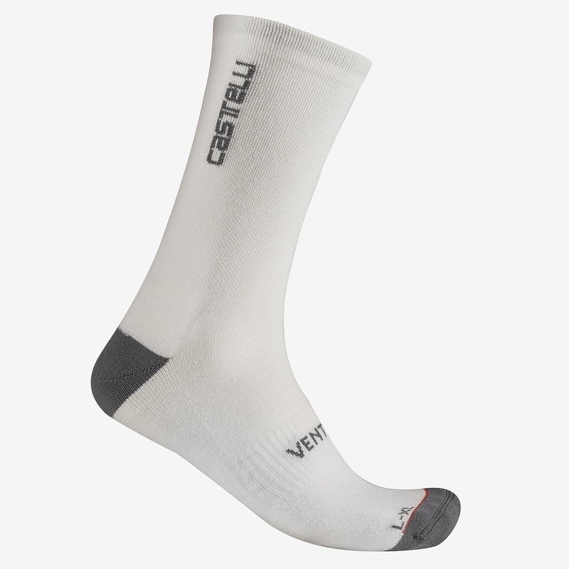 Calze Castelli Venti Soft Merino – Bianco