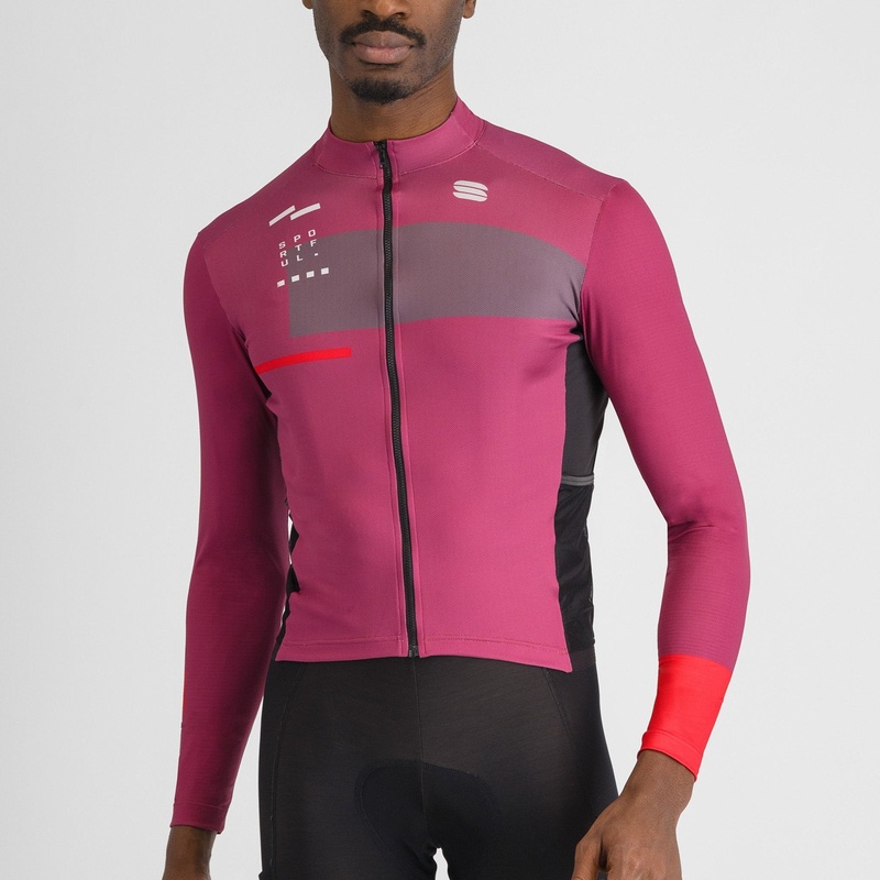 Maglia maniche lunghe Sportful Breakout Supergiara – Viola