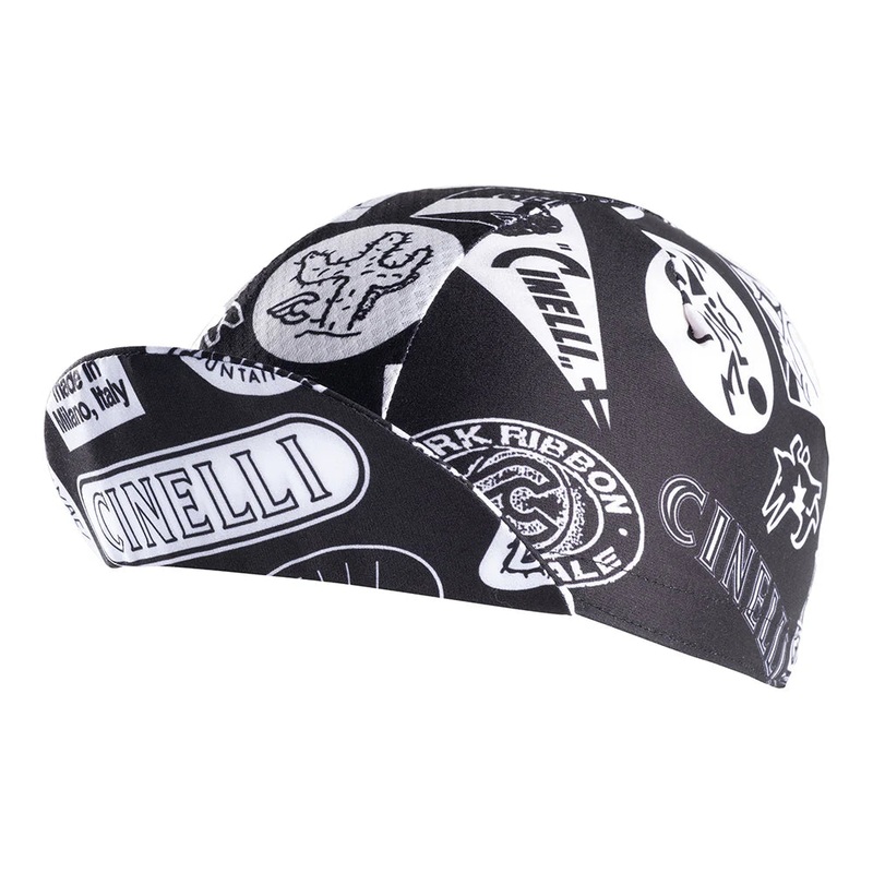 Cappellino Cinelli Supercorsa – Nero bianco