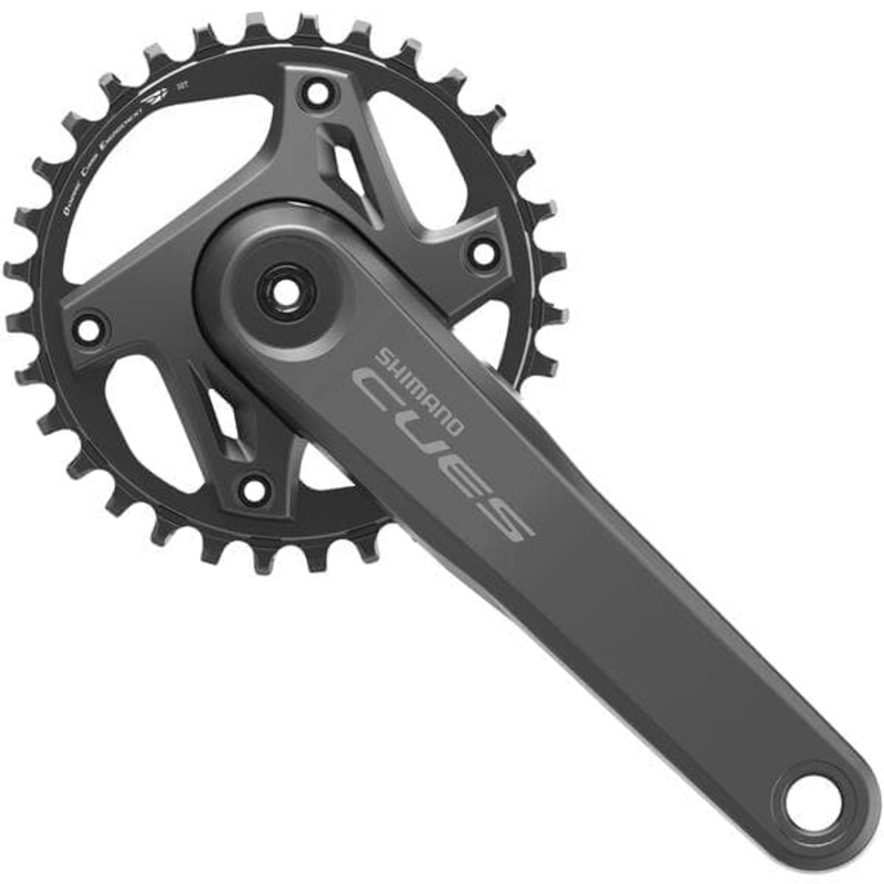 Shimano CUES FC-U6000-1 CUES 2 piece design chainset, for 9/10/11-speed, 55mm C/L, 170mm, 32T