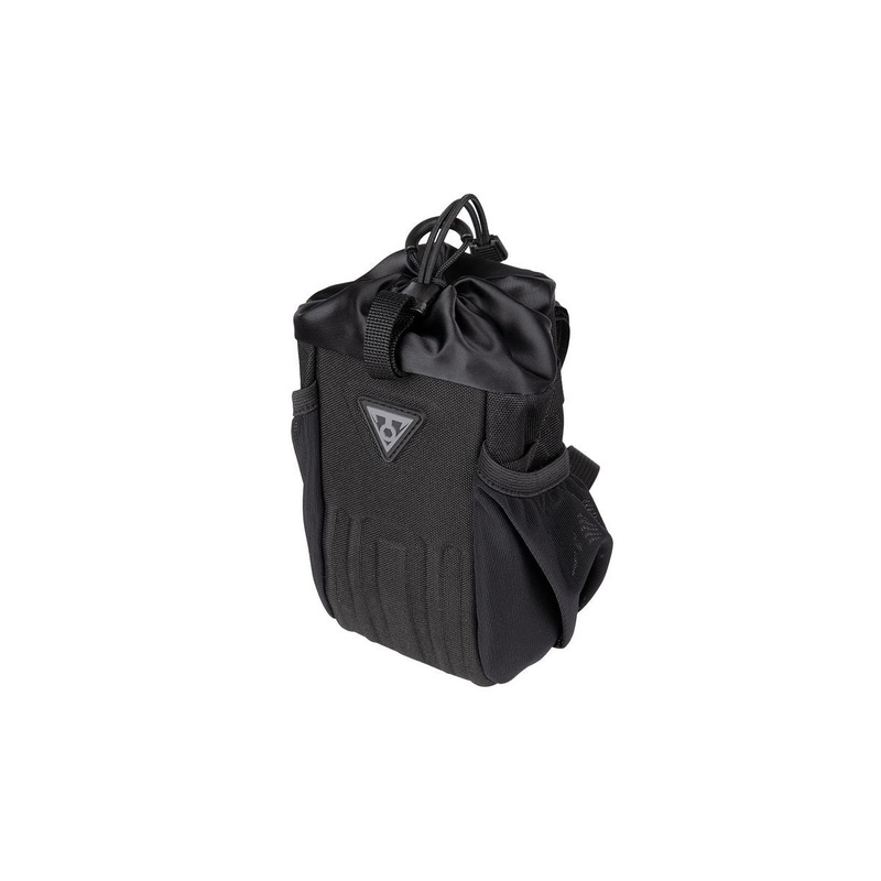Topeak Freeloader 1.0L|Topeak Bikepacking Freeloader 1.0L Black Stem Mount Bag for bottle, energy bars backup battery packs