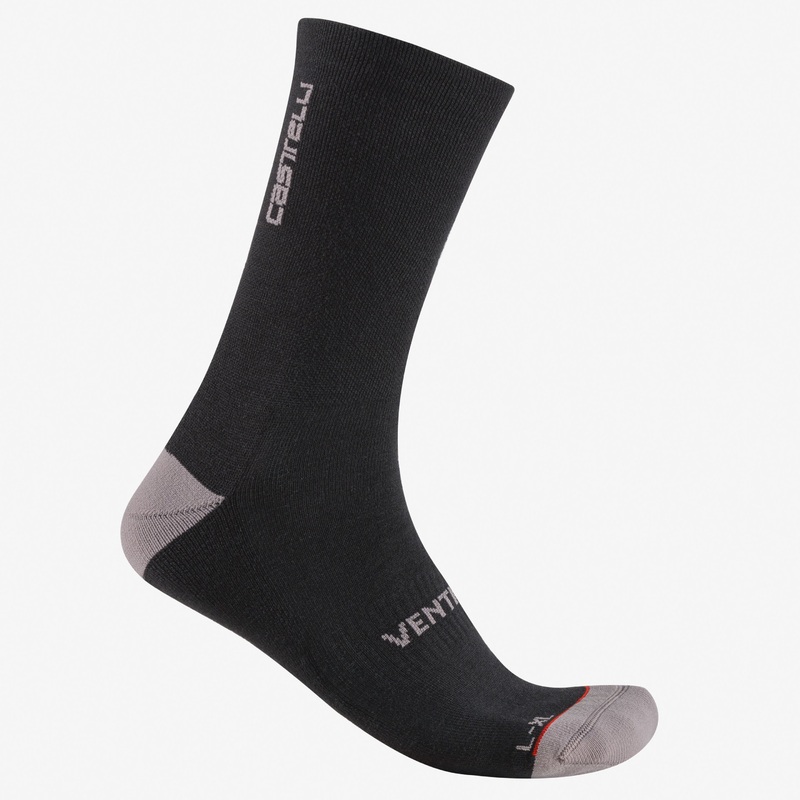 Calze Castelli Venti Soft Merino – Nero