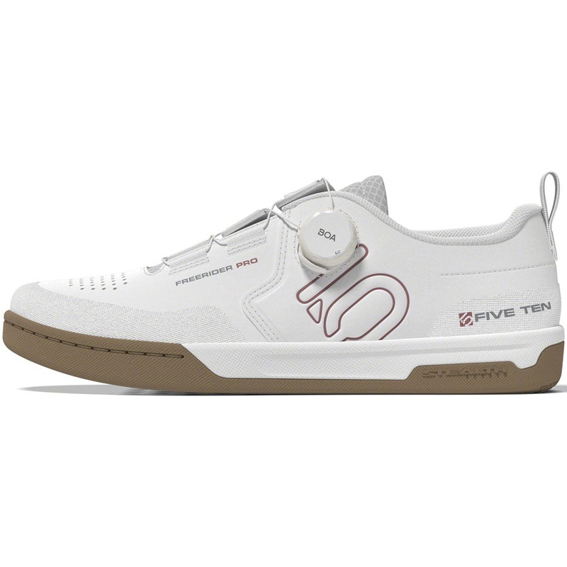 Five Ten Freerider Pro BOA Flat Shoes – Womens  FTWR White/Warm Clay/Gray Three 9