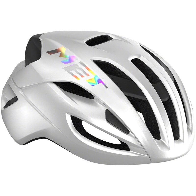 MET Rivale MIPS Helmet – White Holographic Glossy Small