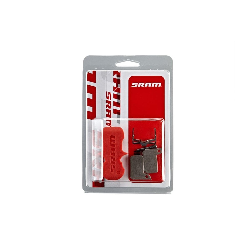 Sram Disc Brake Pads – Asymmetric Organic/Aluminum (Quiet/Light)  Monoblock – Sram Hydraulic Road Disc, Level A1 (2017-2019):