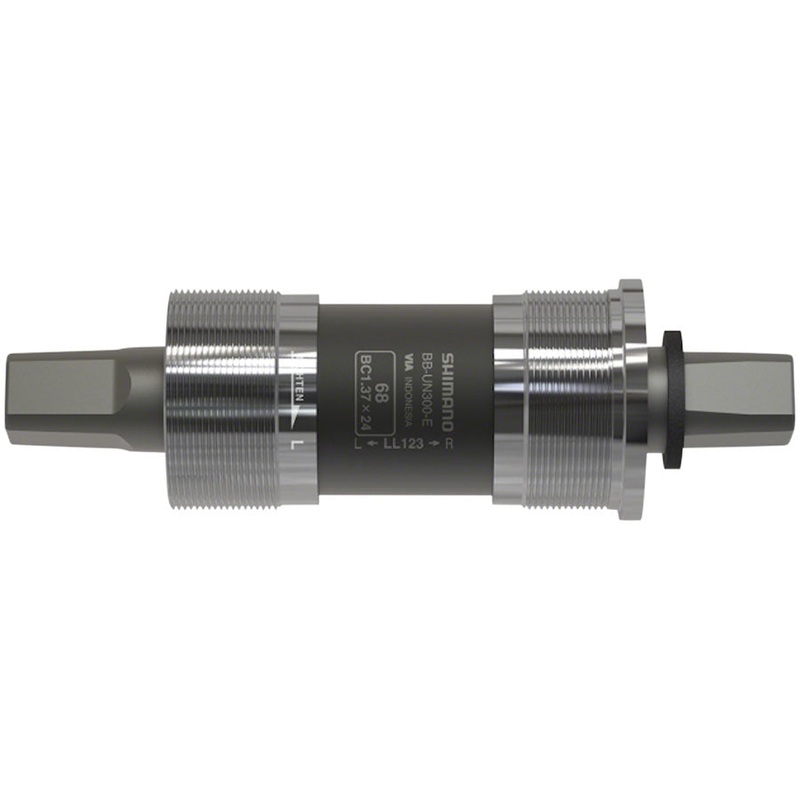 Shimano BB-UN300-E Bottom Bracket – English 68 x 122.5mm Spindle Square Taper JIS For E-Type Front Derailleur