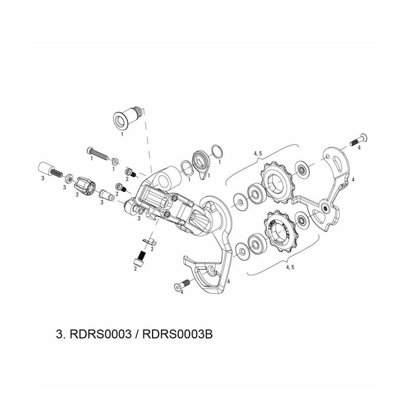 Sram Road Spare – Barrel Adjuster Kit For Rear Derailleur Red:
