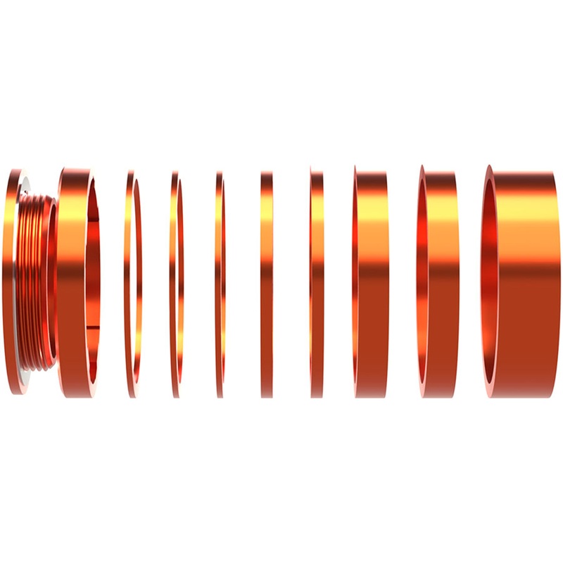 Wheels Manufacturing SOLO-HG Single Speed Conversion Kit – For HG Style Hubs Orange