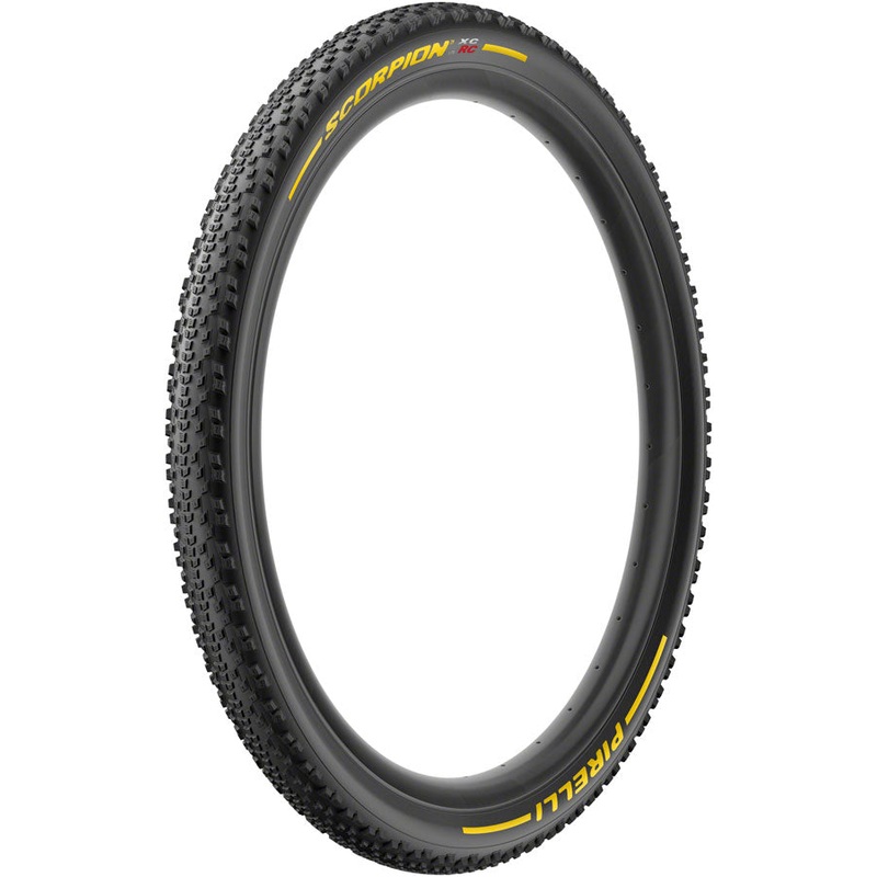 Pirelli Scorpion XC RC Tire – 29 x 2.2 Tubeless Folding YLW Label Team Edition Lite SmartGrip