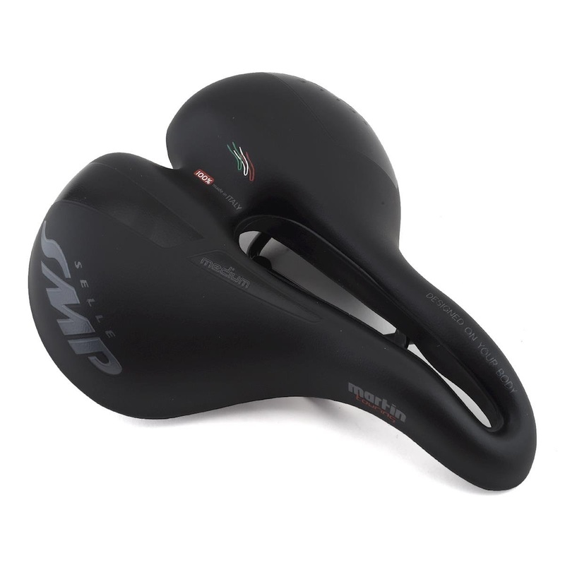 Selle SMP Martin Touring Saddle (Black) (FeC30 Rails) (M) (218mm)