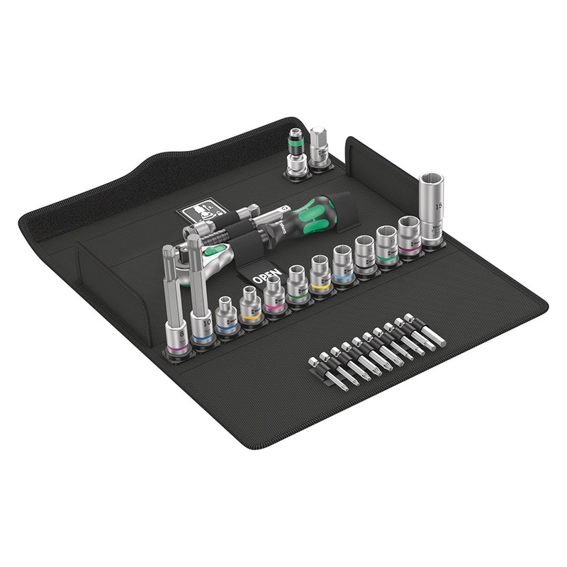 Wera Bicycle Set 7 – Zyklops 3/8 Ratchet & 27 Piece Bit Set
