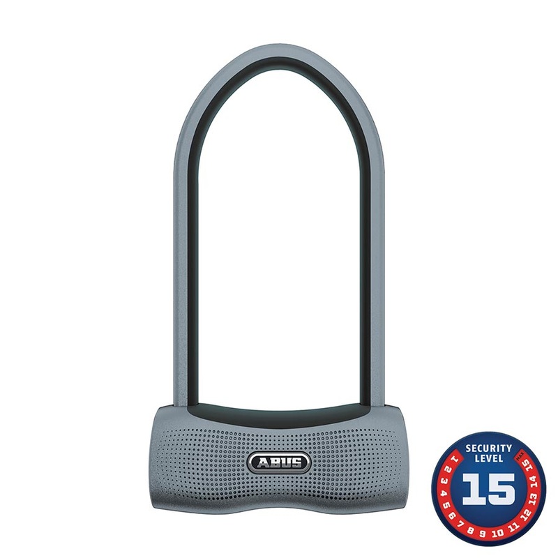 Abus 770A SmartX U-Lock Smart 160x300mm 6.3”x11.8” Thickness in mm: 13mm Black KF Bracket