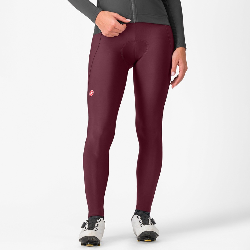 Calzamaglia donna Castelli Espresso DT – Bordeaux