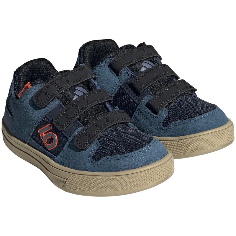 Five Ten Freerider Kids VCS Flat Shoes – Youth Legend Ink/Wonder Steel/Impact Orange 13K