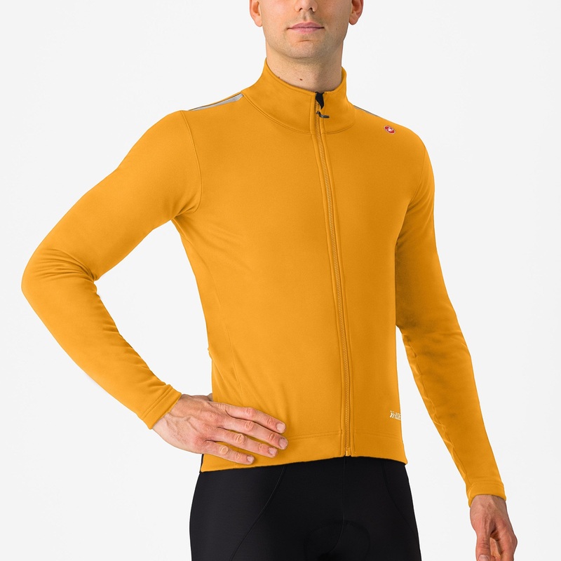 Maglia maniche lunghe Castelli Espresso Thermal – Giallo