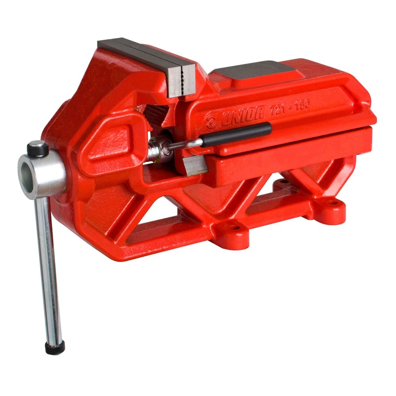 Unior Quick Irongator Engineer’S Vice With Quick Moving System: Red 125Mm