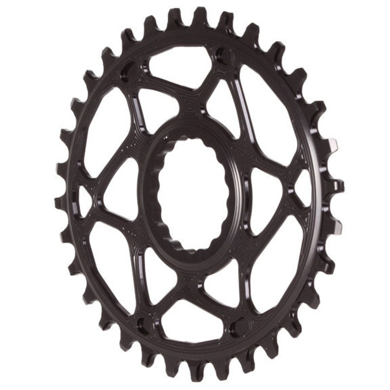 Absolute Black Spiderless Cinch DM Oval Chainring 32T – Black