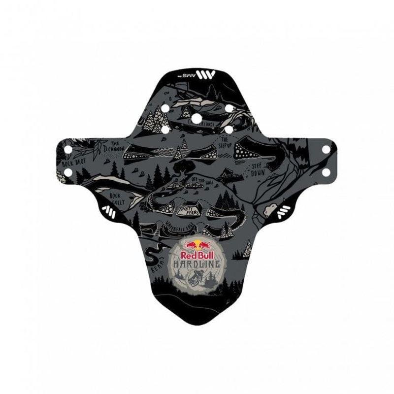 All Mountain Style Mudguard Red Bull Hardline – Black