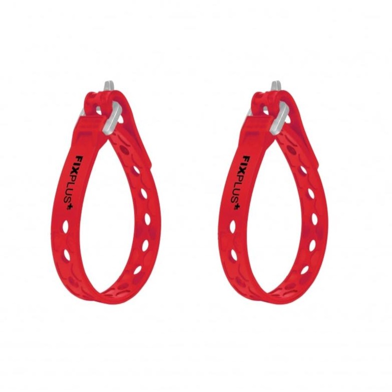 Coppia di cinghie Fixplus 23 cm – Rosso