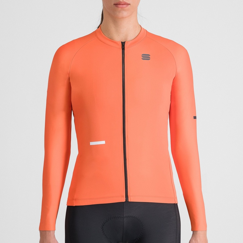 Maglia donna maniche lunghe Sportful Supernova – Arancio