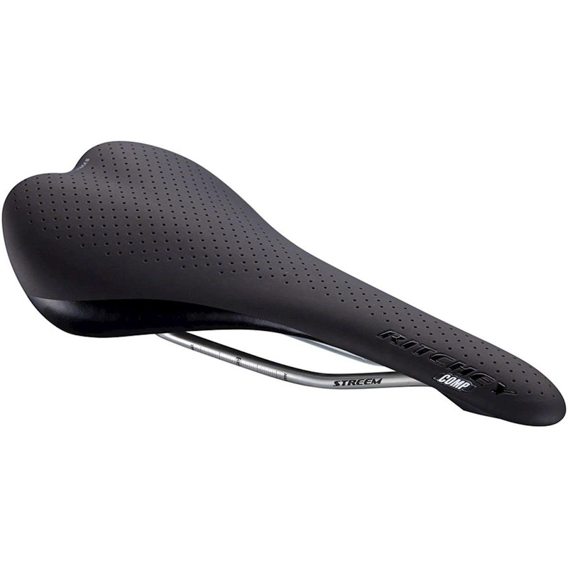 Ritchey Comp Streem Saddle (Black) (Steel Rails) (132mm)