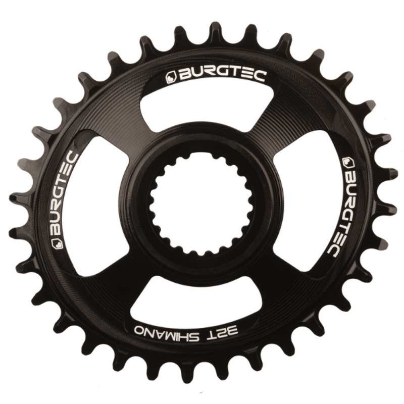 Burgtec Shimano Direct Mount Oval Thick Thin Chainring