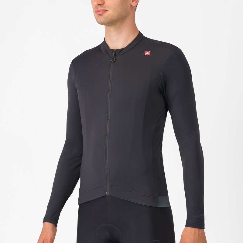 Maglia maniche lunghe Castelli Espresso Thermal – Nero