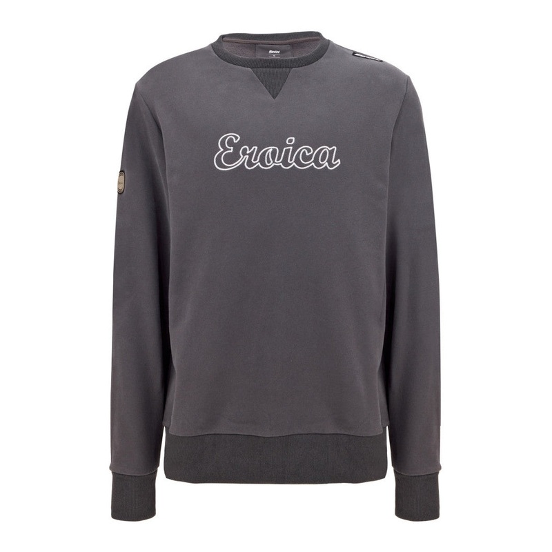 Felpa Santini Eroica – Grigio|S|M|L|XL|XXL|Grigio